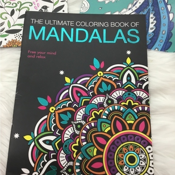 ANTI stress set of 3 coloring books - Picture 6 of 11